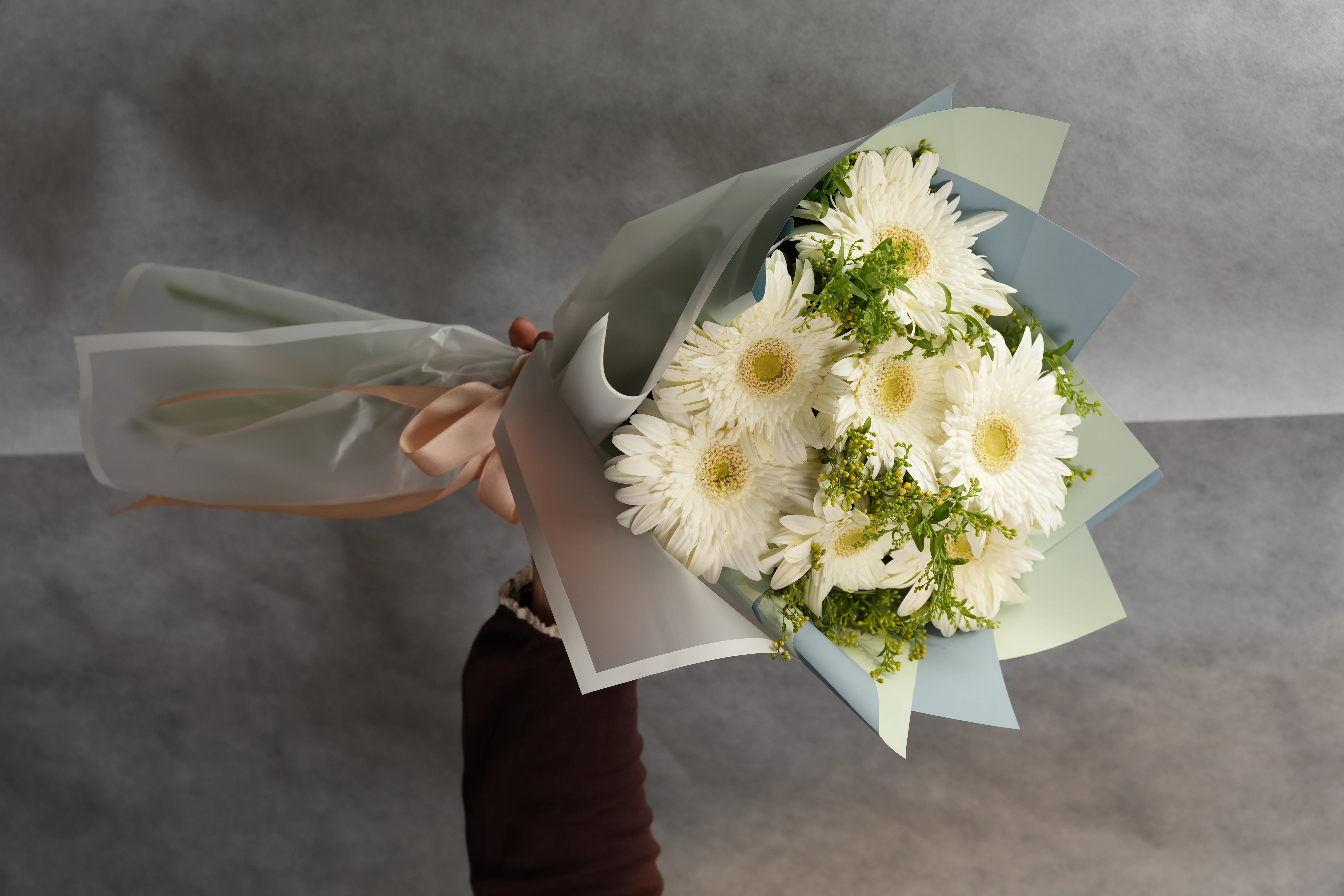 Beyaz Gerbera Buketi